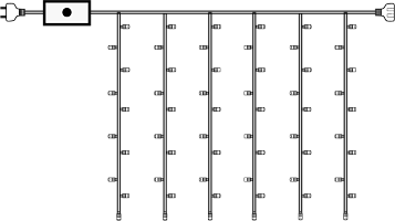 Светодиодная гирлянда занавес "Дождь" 2х2м 240 LED с мерцанием (прозрачный провод)